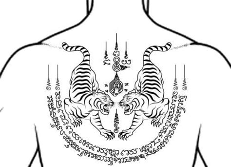 Amazing Full Back Sak Yant Tattoo Designs And Costs