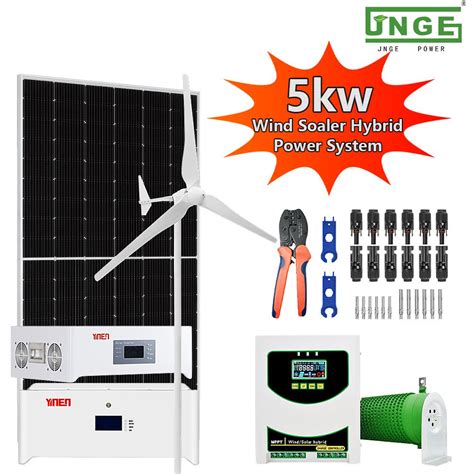 5kw Wind Solar Hybrid Power System 5kw Solar Wind Turbine Hybrid