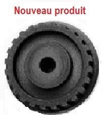 Poulie dentée 40T10 Nylon 630 FV Pas 10 mm Largeur courroie 25 mm