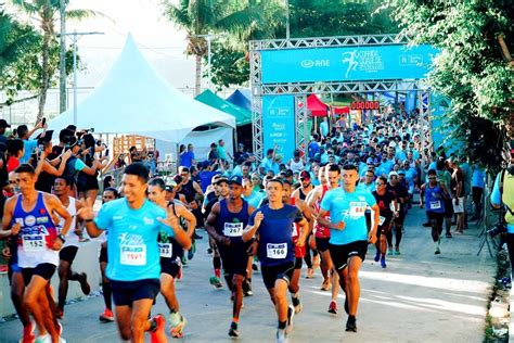 Foi Dada A Largada Corrida Cidade De Santa Rita Reuniu Uma Multid O