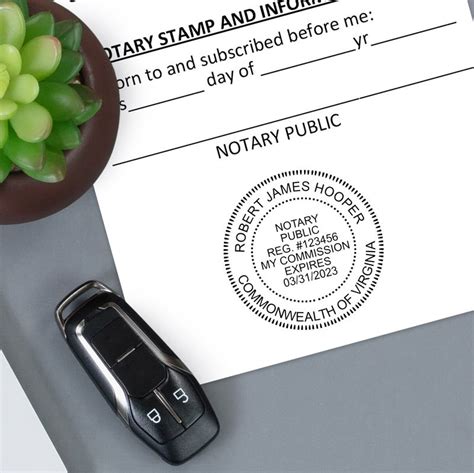 Virginia Notary Round Seal - All State Notary Supplies