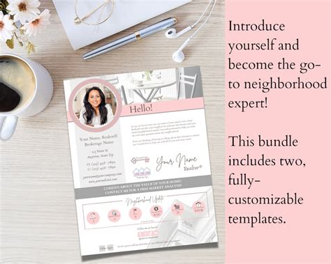 Realtor Introduction Letter Real Estate Newsletter Canva Etsy