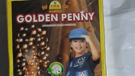 Diwali Crackers Patake Cock Brand Golden Penny Anar Testing