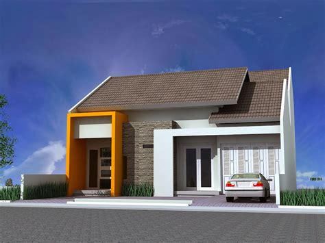 Model Rumah Modern Satu Lantai