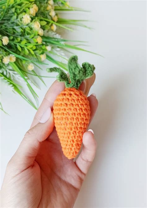 Crochet Carrot Pattern Amigurumi Pattern Crochet Vegetable