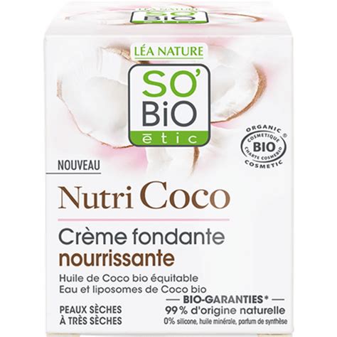 L A Nature So Bio Tic Cr Me Fondante Nourrissante Nutri Coco Ml