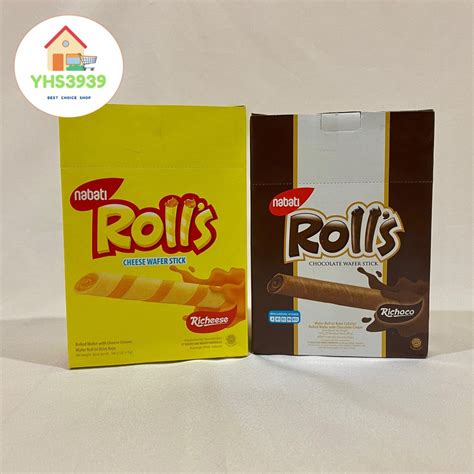 Nabati Roll S Chocolate And Cheese Wafer Stick 160g 20 X 8g Shopee Malaysia