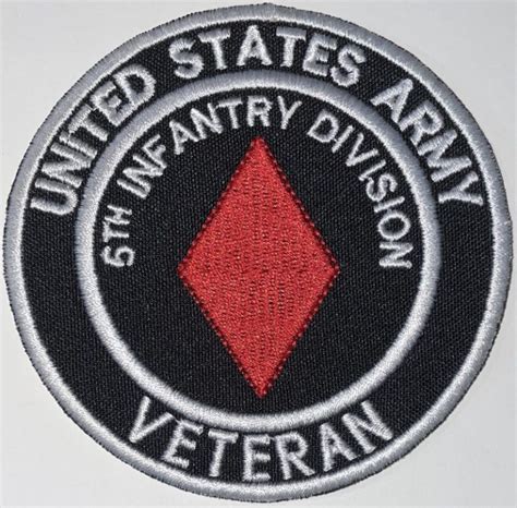 US Army 5th Infantry Division Veteran Patch - Decal Patch - Co