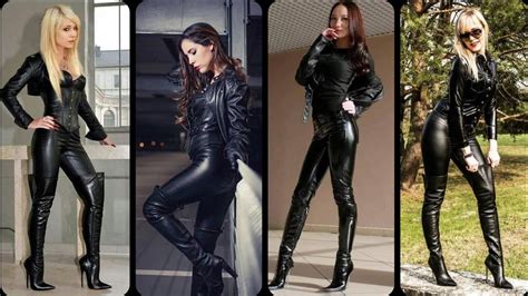 So Gorgeous Leather Outfits Ideas For Ladies Shorts Partywear Fashion Youtube