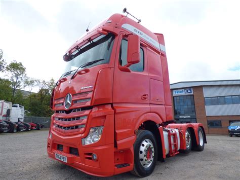 MERCEDES ACTROS MP4 2551 GIGASPACE Eu6 6x2 TRACTOR UNIT 2014 FN64 PBY