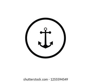 Ship Anchor Symbol Sea Logo Stock Vector (Royalty Free) 1255594549 | Shutterstock