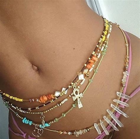 Waist Beads Belly Chains Waist Jewelry Belly Jewelry Waist Beads