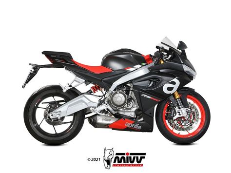 A 014 LDRX VOLLAUSPUFF 1X1 DELTA RACE EDELSTAHL MIVV APRILIA RS 660