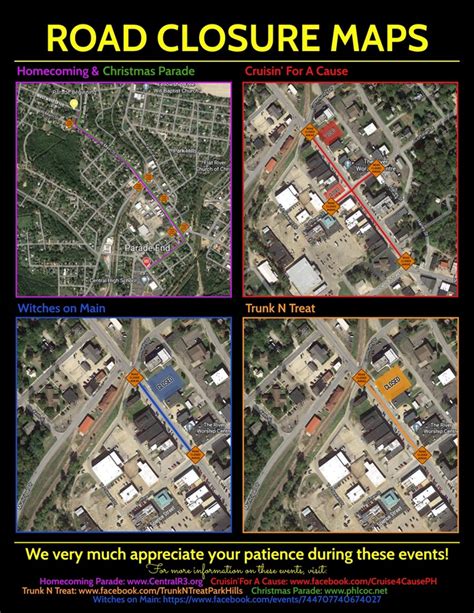 Advanced Notice of Road Closures