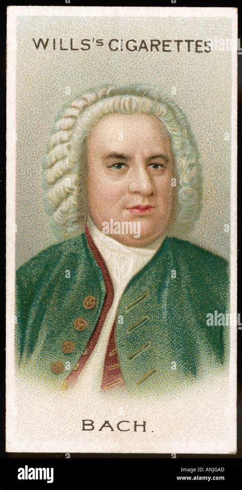 J S Bach Portrait Stock Photo - Alamy