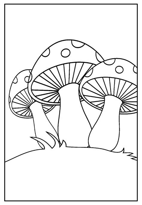 Desenhos De Cogumelos Para Colorir Bora Colorir