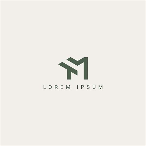 Premium Vector Modern Creative Letter TM MT Logo Icon Design Template