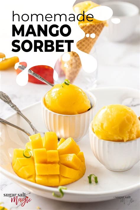 Easy Creamy Mango Sorbet Artofit