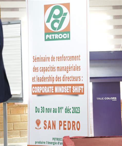 Industrie P Troli Re San Pedro Abrite Un S Minaire De Renforcement