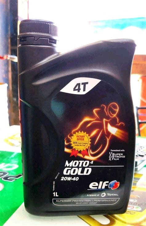 Motorcycle Advance Technology Elf Moto Gold Engine Oil Grade