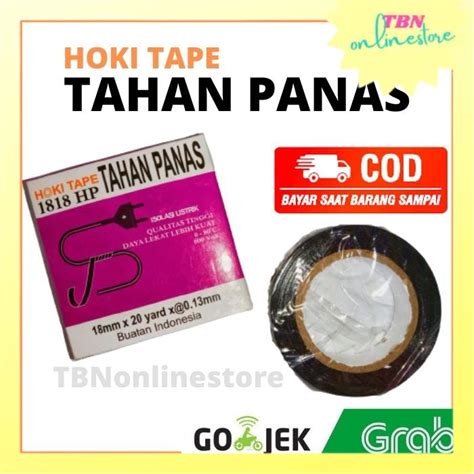 Jual Isolasi Instalasi Listrik Pvc Hitam Mm Yard Tahan Panas Hoki