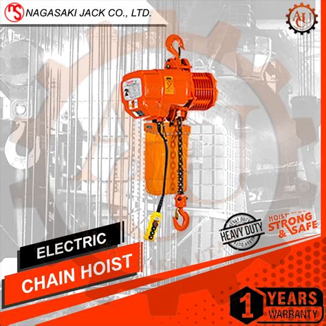 Jual Electric Crane Chain Hoist 3 Ton X 12 Meter Nagasaki Japan