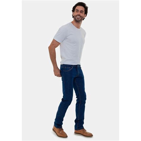 Calça Jeans Premium Tradicional Masculina Versatti Milão Azul Netshoes