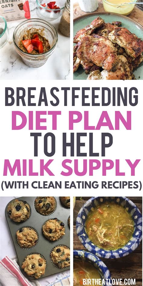 Sample Breastfeeding Meal Plan Artofit