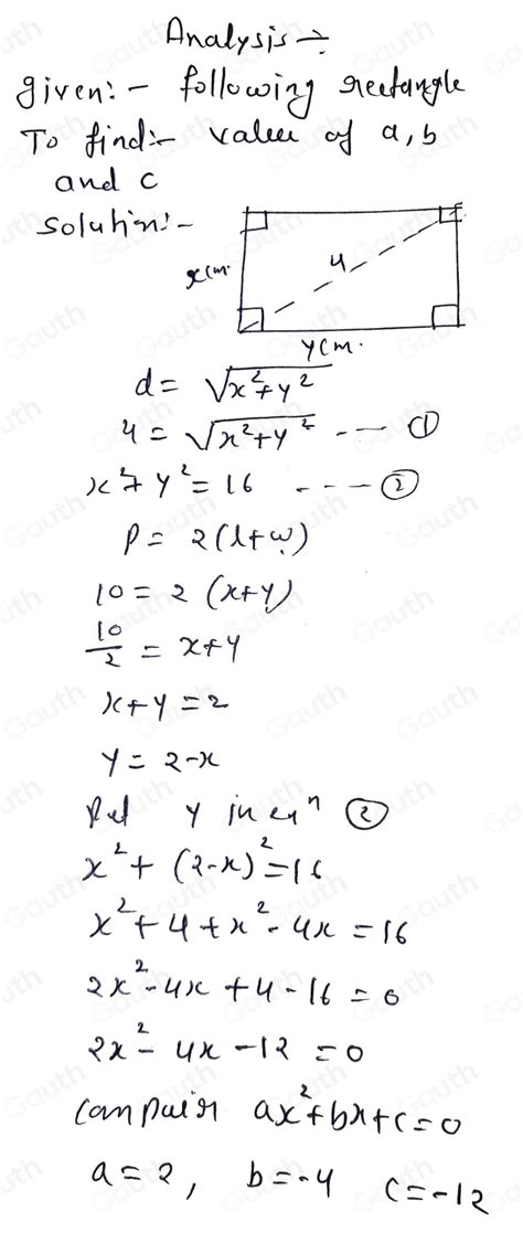 Solved Diagram Not Accurately Drawn The Diagram Shows A Rectangle The