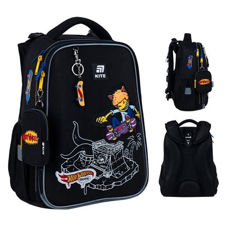 Tornister Szkolny Dla Pierwszoklasisty Dla Ch Opc W Hot Wheels Kite Kite Sklep Empik