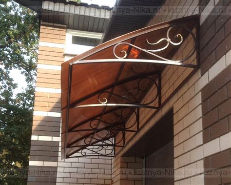 Козырьки из поликарбоната