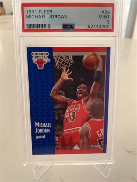 Nba Fleer Basketball Michael Jordan Psa Mint