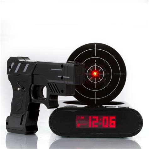 Shooting Infrared Toy Gun Alarm Clock Target Panel Shooting Lcd Screen