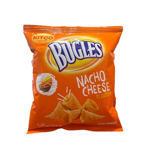 Kitco Bugles Corn Snacks Nacho Cheese 15g Online At Best Price Corn Based Bags Lulu Kuwait