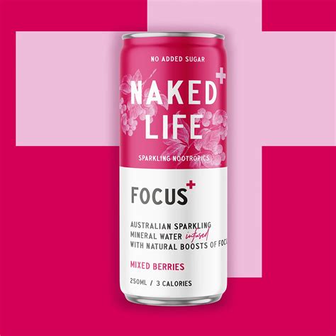 Naked Life Mixed Berries FOCUS Nootropics 12 X 250ml Cans Is Not Halal