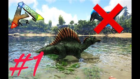 Ein Spino Direkt Am Spawn ARK Letsplay 1 YouTube