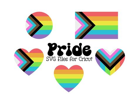 Pride Flag Svg, Rainbow Svg, Pride Month Cricut - Etsy