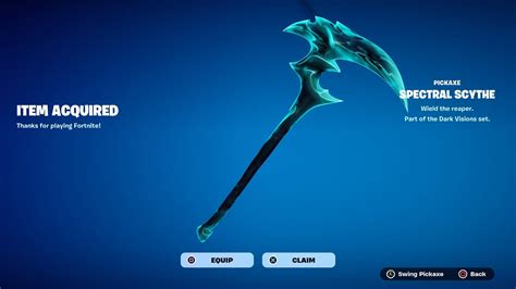 How To Get Spectral Scythe Pickaxe Now Free In Fortnite Unlocked