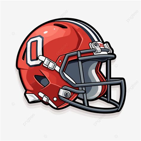 Cartoon Football Helmet From Ohio Clipart Vector Ohio State Buckeyes