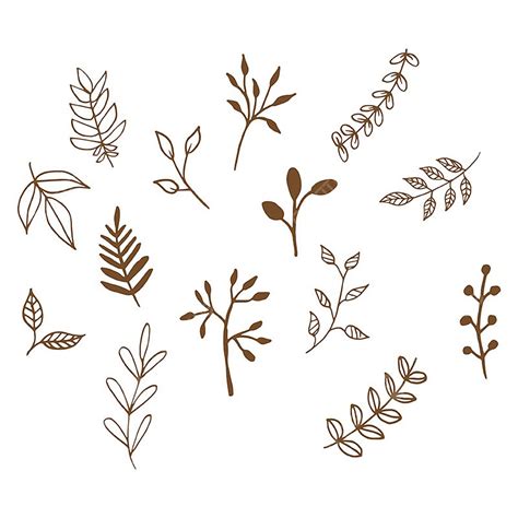 Hand Drawn Branches Vector Art PNG Hand Drawn Branches Collection