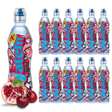 Kubuś Water City Napój owocowy o smaku wiśni i granatu 500 ml x 12