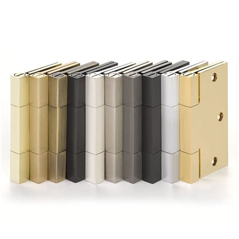 Door Hinges Collection X Thin Leaf Square Solid Brass