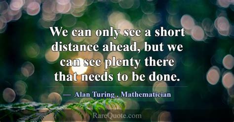 Alan Turing Quotes Rarequote