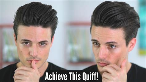 Men S Quiff Hairstyle Tutorial