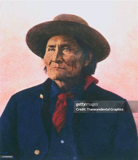 Geronimo Is The Subject Of This Postcard Image From Around 1910