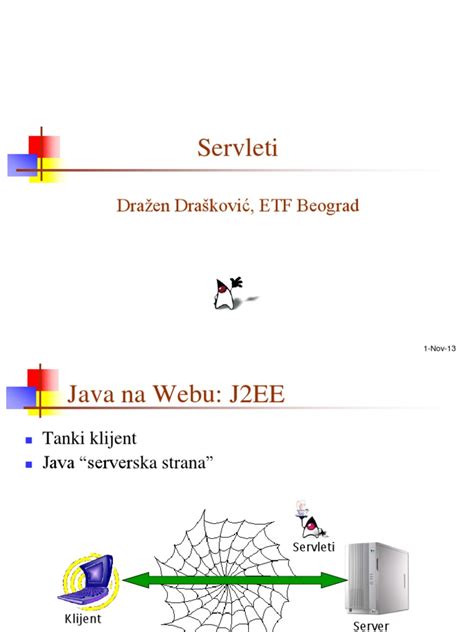 Pdf Vezbe Servleti Prezentacija Dokumen Tips