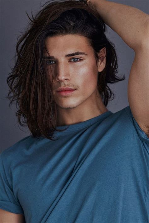 Mmscene Portraits Harrison At Img Models Mikey Whyte Long Hair Male