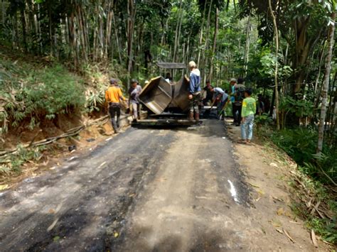 Lama Rusak Akses Jalan Di Ganjaresik Akhirnya Mulus Sumedang Ekspres