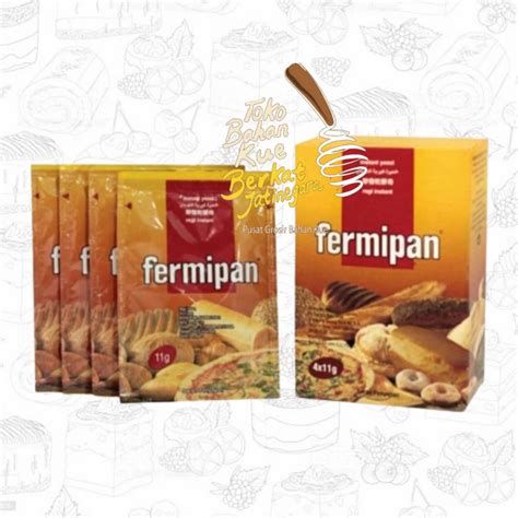 Jual Ragi Fermipan 11 Gr Instant Dry Yeast Ragi Kering Sachet