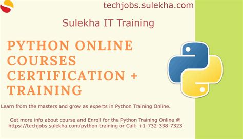 Python Training And Certification Educational Training Info